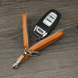 BISI GORO Car Key Bag Case Holder Leather Retro Cowhide Men Women