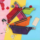 BISI GORO Hip Bum Waist Bag Zipper Pouch Banana Packs Unisex Waistbag