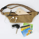 Zipper Pouch Waist Bag for Men and Women