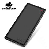BISON DENIM Men's Thin Leather Wallet N4470-1
