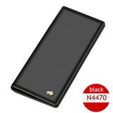 BISON DENIM Men's Thin Leather Wallet N4470-1