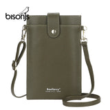 Mini Vertical Crossbodybag Women Shoulder Bags Long Wallet Mobile Phone Bag