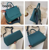 Large Capacity Totes Bag Women PU Shoulder Messenger Retro Lady Handbags