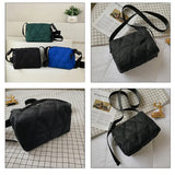 Women's Winter Shoulder Bag with Pendant
