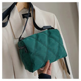 Women's Winter Shoulder Bag with Pendant