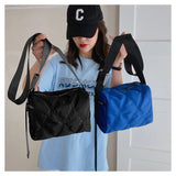 Women's Winter Shoulder Bag with Pendant