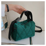 Women's Winter Shoulder Bag with Pendant