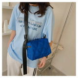 Women's Winter Shoulder Bag with Pendant