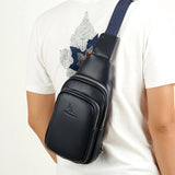 BLDS Men Chest Pack Short Trip Messengers Chest Bag Multifunction Crossbody Bags