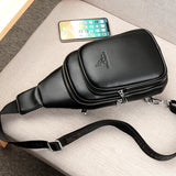BLDS Men Chest Pack Short Trip Messengers Chest Bag Multifunction Crossbody Bags