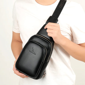 BLDS Men Chest Pack Short Trip Messengers Chest Bag Multifunction Crossbody Bags