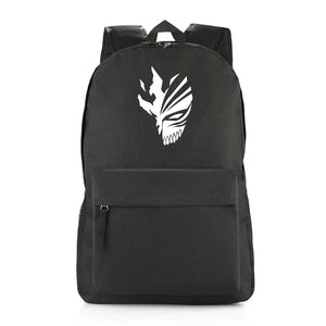 BLEACH Ichigo Mask Printing Backpack Nylon School Bag Customization