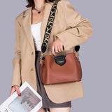 Small Pu Leather Handbags High Female Tote Crossbody Bags
