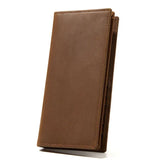Cow Leather Wallet Men Long Vintage Men Wallets