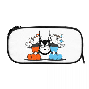 Anime BOSS Battle Shooting Pen Box Student School Zipper Pen Bag