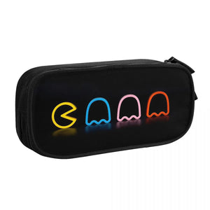 BOSS Battle Shooting Game Pen Box Student School Anime Zipper Pen Bag