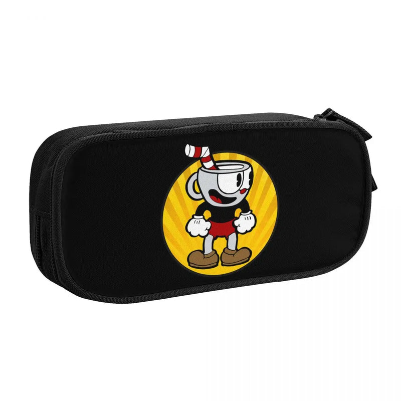 Anime Zipper Pen Bag BOSS Battle Shooting Game Pen Box Child Stationery