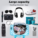 Water Resistant Gym Duffel Bag with Shoe Compartment
