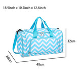 Water Resistant Gym Duffel Bag with Shoe Compartment