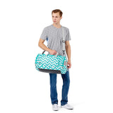 Water Resistant Gym Duffel Bag with Shoe Compartment