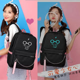 School Backpack USB Charging Canvas Student Backpack For Teenagers