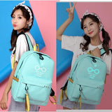 School Backpack USB Charging Canvas Student Backpack For Teenagers