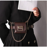 Chain Shoulder Strap Mini Purse Bag