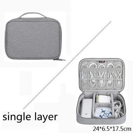 Electronic Accessories Bag Case Storage Organizer
