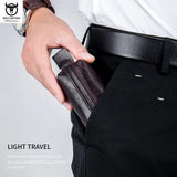 Leather Car Key Holder Zipper Case Top Male Man Organizer