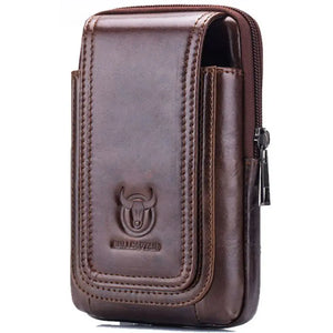 Men's Leather Waist Bag Fanny Pack