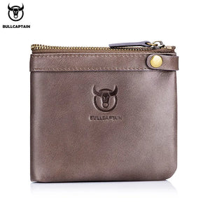 Men's RFID Zipper Wallet with Smart Buckle