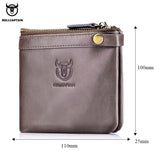 Men's RFID Zipper Wallet with Smart Buckle