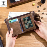 Men's Leather Wallet Anti-Theft Multi-Card Wallet