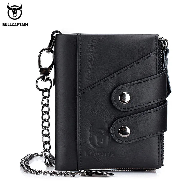 Men's Leather Wallet Anti-Theft Multi-Card Wallet