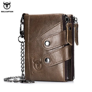 Men's Leather Wallet Anti-Theft Multi-Card Wallet