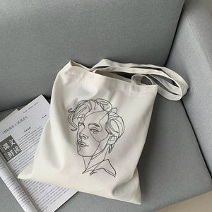 Hip-hop Cartoon Women Shoulder Bag Drop Large Capacity Harajuku Shopping Bag