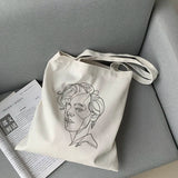 Hip-hop Cartoon Women Shoulder Bag Drop Large Capacity Harajuku Shopping Bag