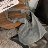 Corduroy Handbag Large Capacity Wallet Shopping Crossbody Bag