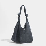 Corduroy Handbag Large Capacity Wallet Shopping Crossbody Bag
