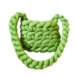 Women's Solid Knit Shoulder Bag Crossbody Wallet