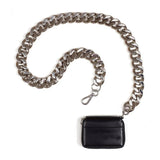 Women's PU Leather Crossbody Bag with Chain Shoulder Strap