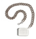 Women's PU Leather Crossbody Bag with Chain Shoulder Strap