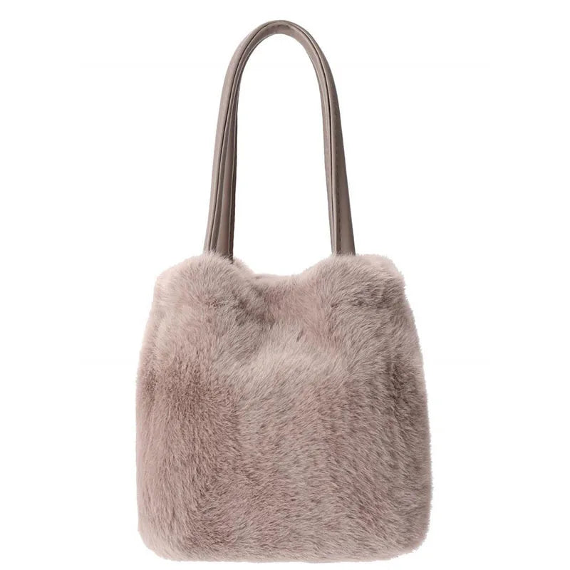 Women's Plush Shoulder Crossbody Bag 8P0273