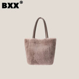 Women's Plush Shoulder Crossbody Bag 8P0273