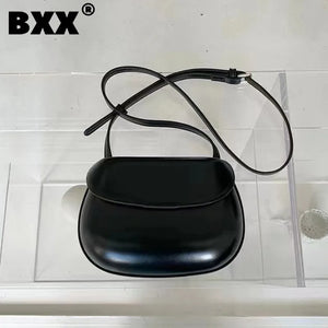 Retro PU Leather Bag Women's Versatile Solid Mobile Phone Wallet Shoulder Crossb