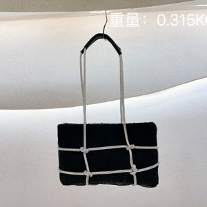 Rhinestone Chain Armpit Bag Women Large Capacity Shoulder Bags