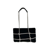 Rhinestone Chain Armpit Bag Women Large Capacity Shoulder Bags
