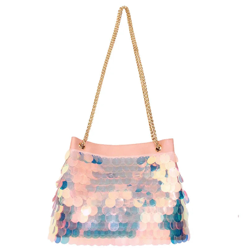 Sequin Handbag Women's Chain Shoulder Bags