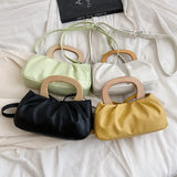 Casual Pleated Shoulder Crossbody Bag for Women