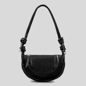 Striped Patchwork Handbag For Women Solid Shoulder Wallet 8P071